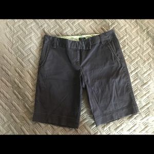 Navy J. Crew City Fit Stretch Shorts VGUC